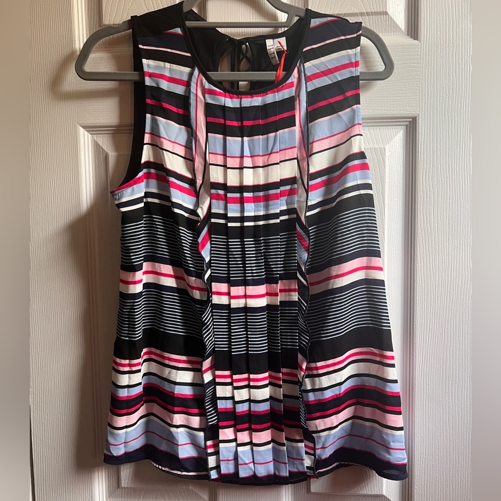 Elle pleated tank